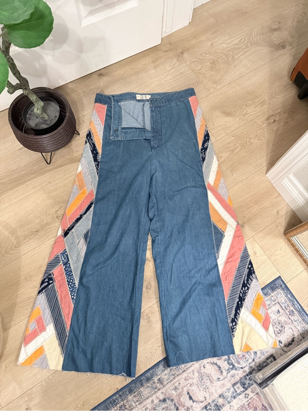 Free People Stick By Your Side High Flare Jean
